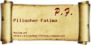 Pilischer Fatima névjegykártya